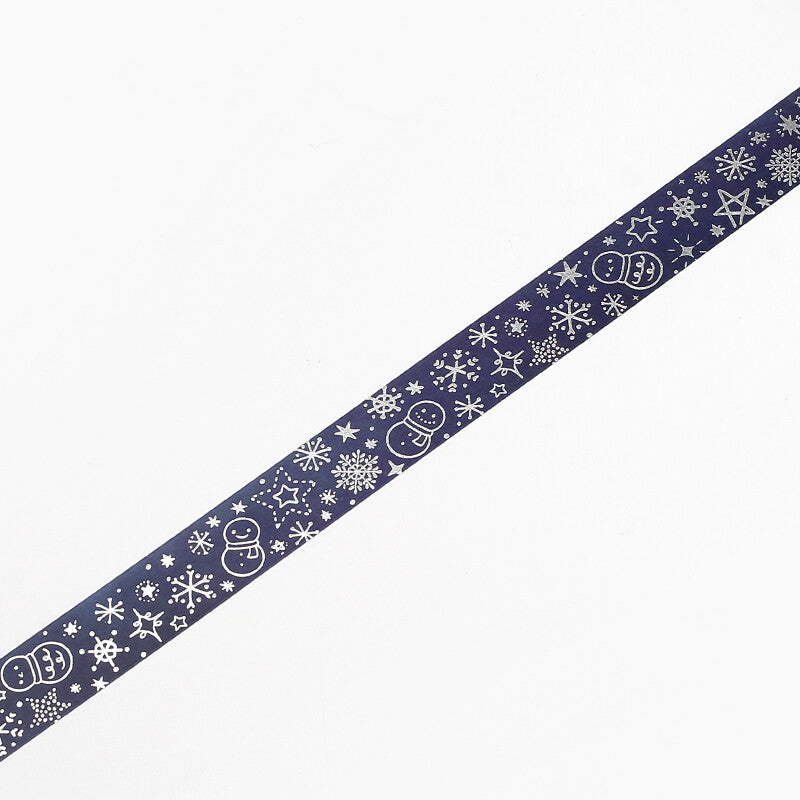 BGM Snowflakes winter washi tape - Paper Kooka