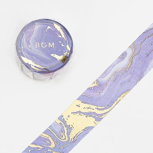 BGM Violet Stone Pattern washi tape - Paper Kooka Australia