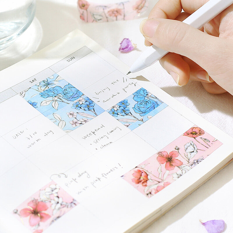 BGM Blue Margin decorative tape - Paper Kooka Australia