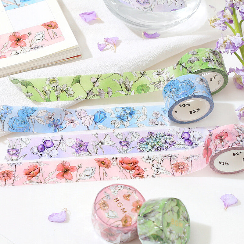 BGM Blue Margin washi tape collection - Paper Kooka Australia