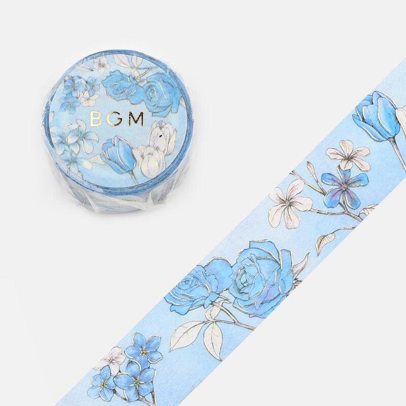 BGM Blue Margin washi tape - Paper Kooka Australia