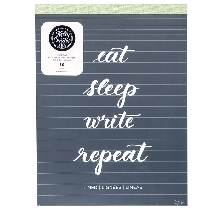Brush Lettering - Lined Practice Pad - Paper Kooka