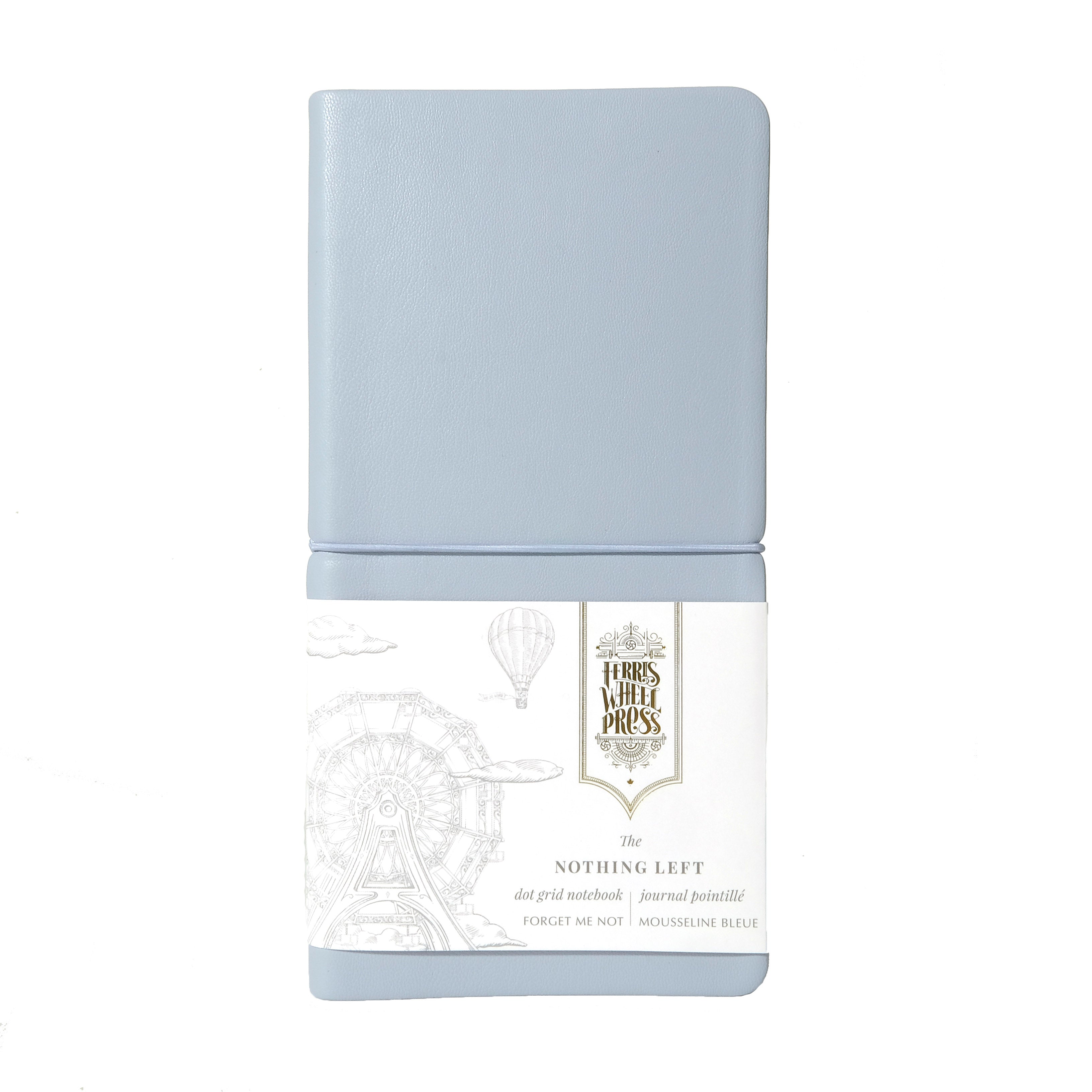 Ferris Wheel Press Forget Me Not Nothing Left Fether Dotted Notebook cover - Paper Kooka Australia