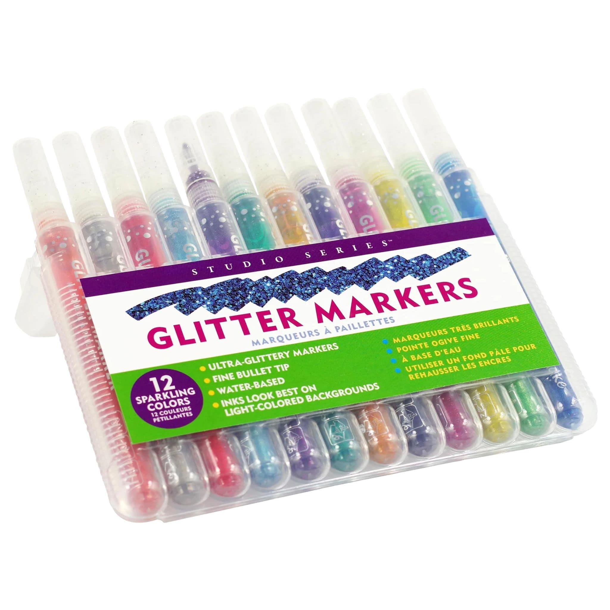 Peter Pauper Press Glitter Markers case - Paper Kooka Australia