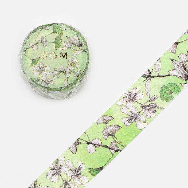 BGM Green Margin washi tape - Paper Kooka Australia