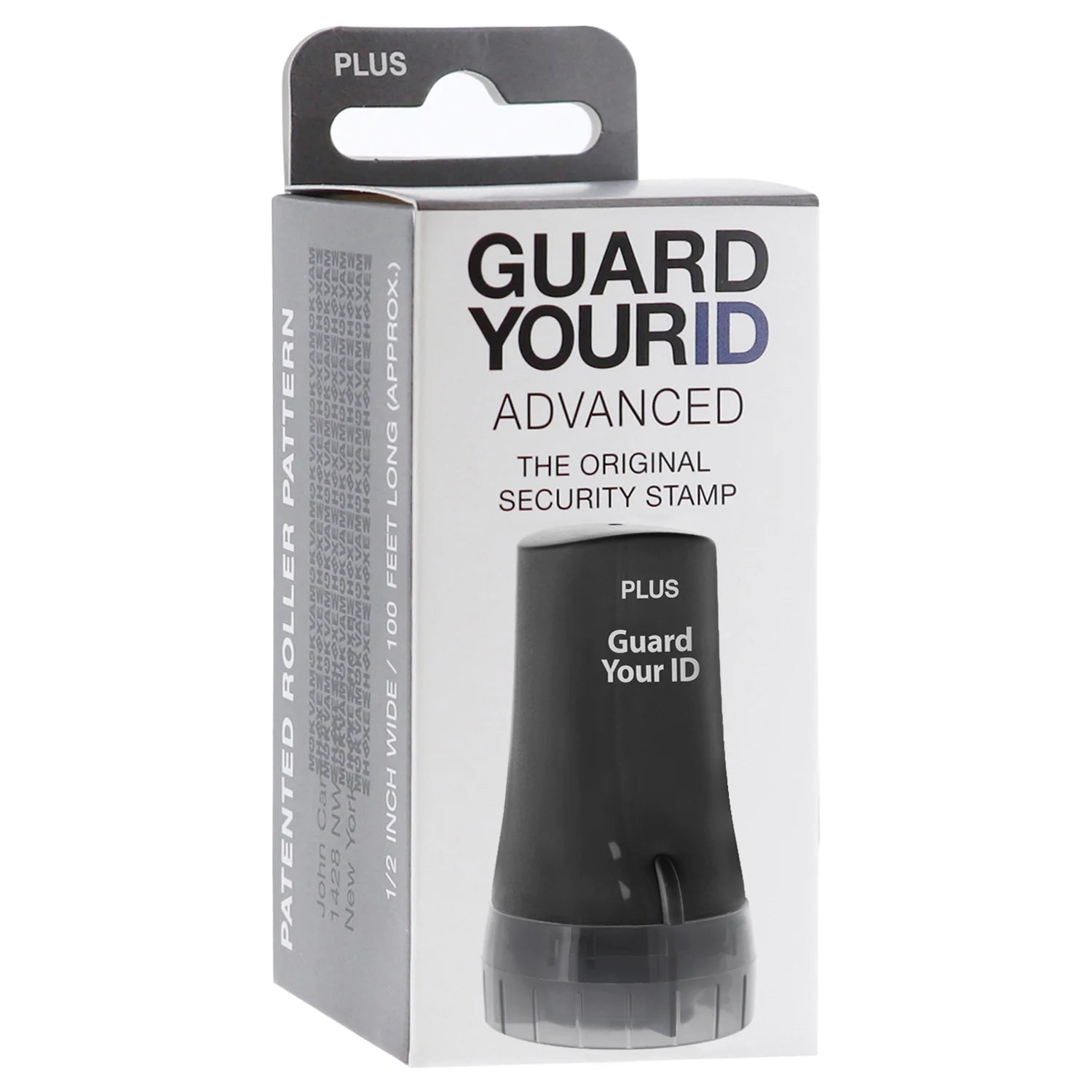 PLUS Guard Your ID black security stamp to protect your privacy - Paper Kooka Australia