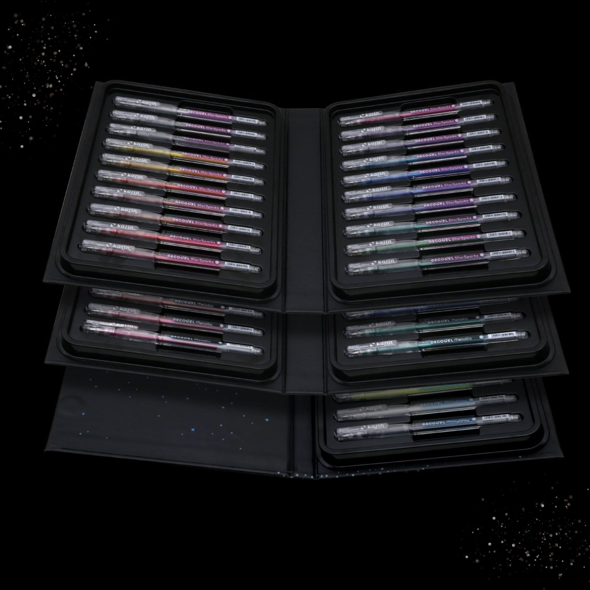 Karin Markers DECOGEL 1.0 - Cosmic Collection - 50 Gel Pens and 10 Refills Set - Paper Kooka Australia
