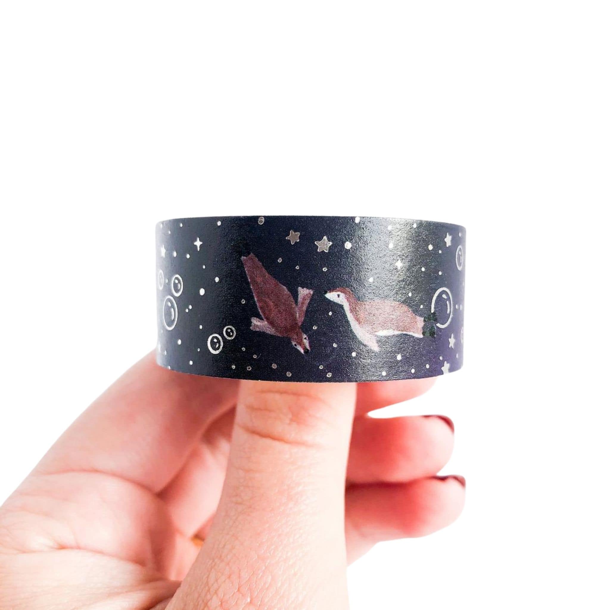 Mister Moose Shop - Down-Under the Sea Collection - Graceful Guardians masking tape with cute seals - Paper Kooka