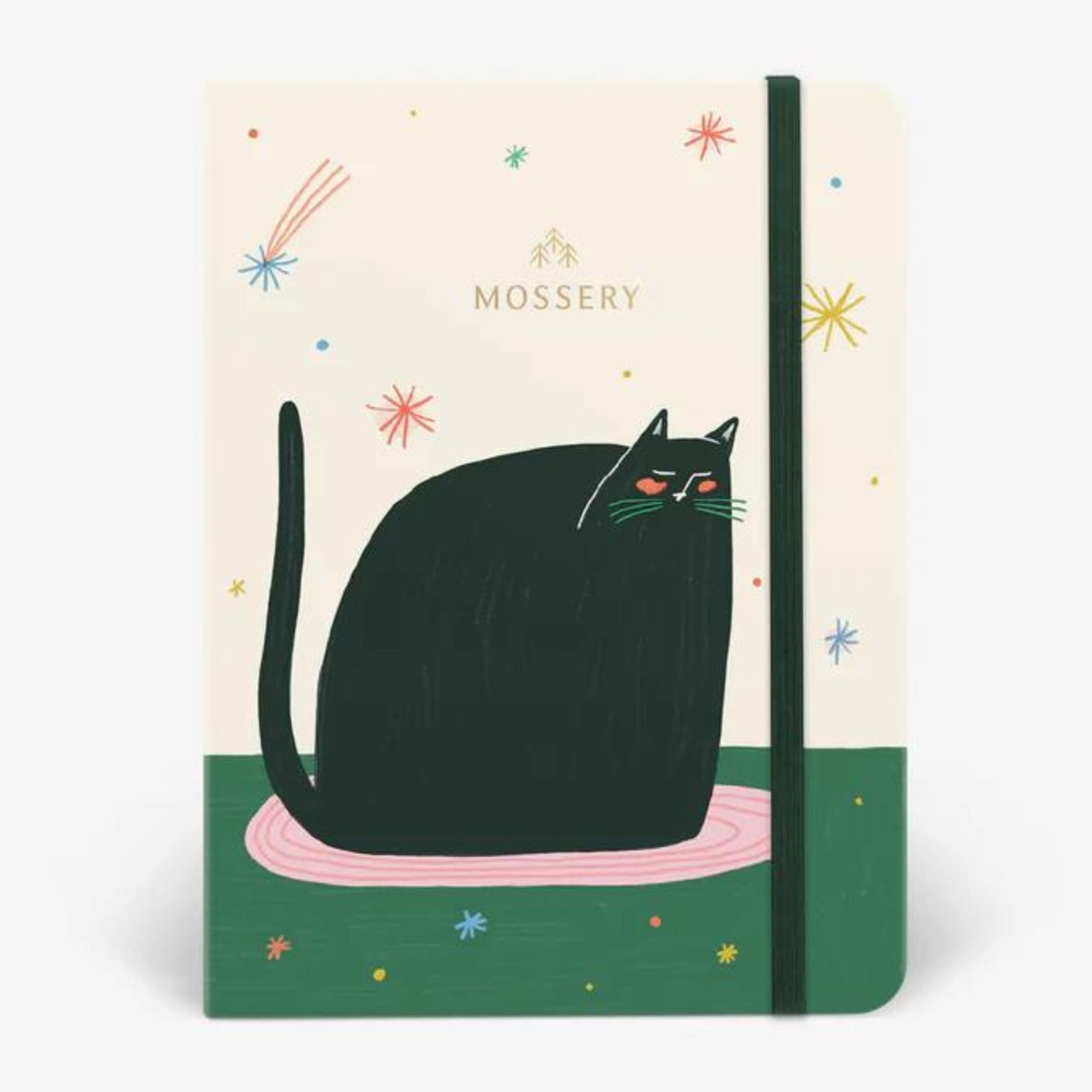 Mossery A5 Cat Nap Dotted Notebook cover - Paper Kooka Australia