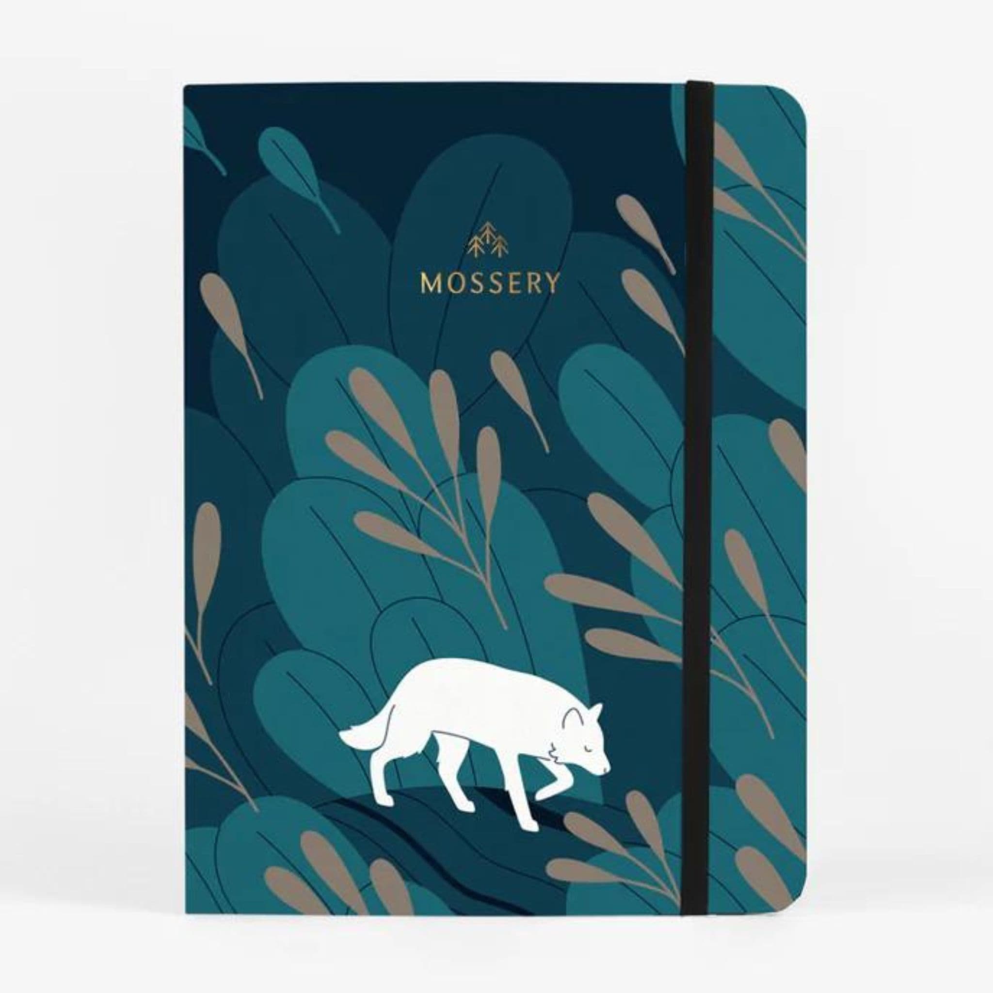 Mossery A5 Night Wolf Dotted Notebook - Paper Kooka Australia