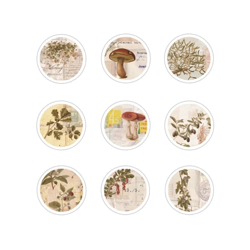 Papier Platz - Mushrooms Flake Stickers - Paper Kooka Stationery