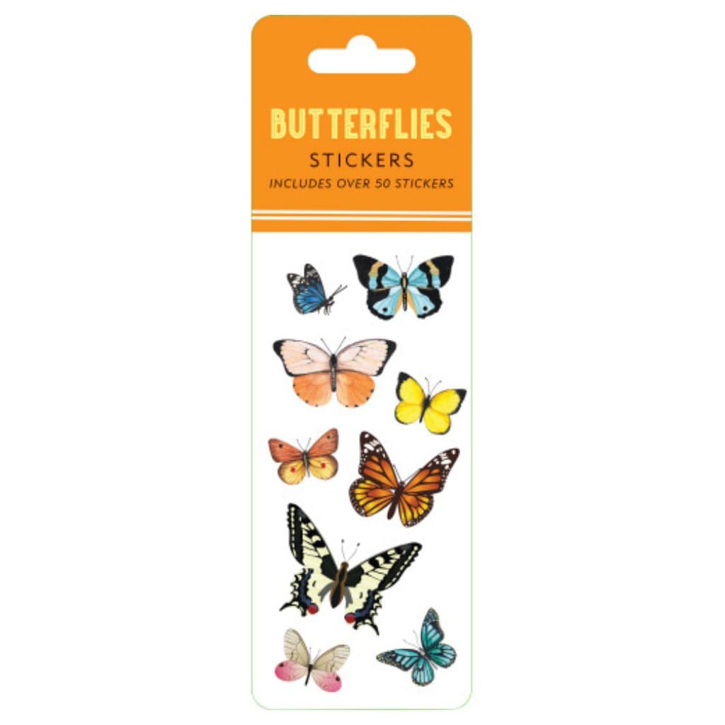 Peter Pauper Press Butterflies Sticker Set - Paper Kooka Australia