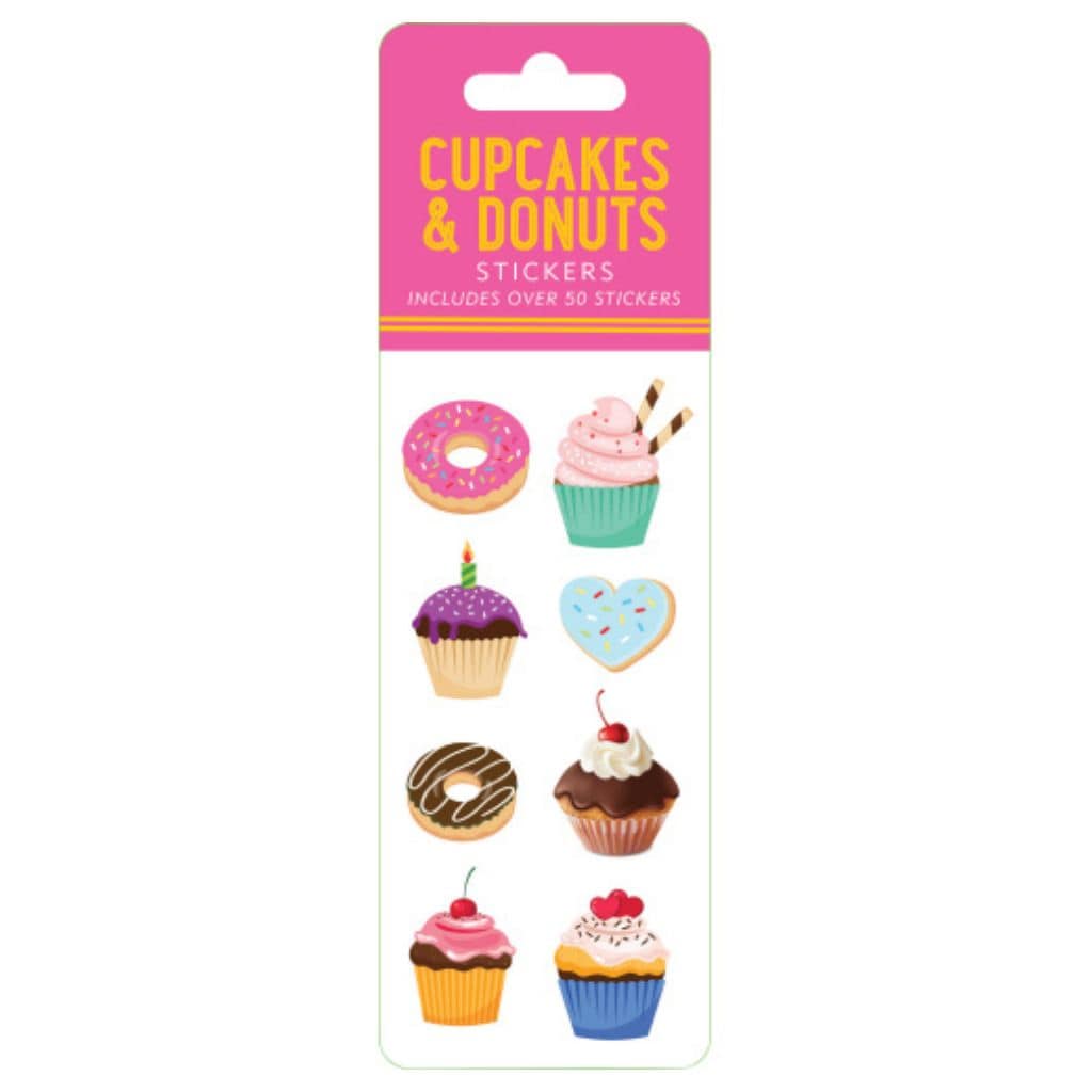Peter Pauper Press Cupcakes & Donuts Sticker Set - Paper Kooka Australia
