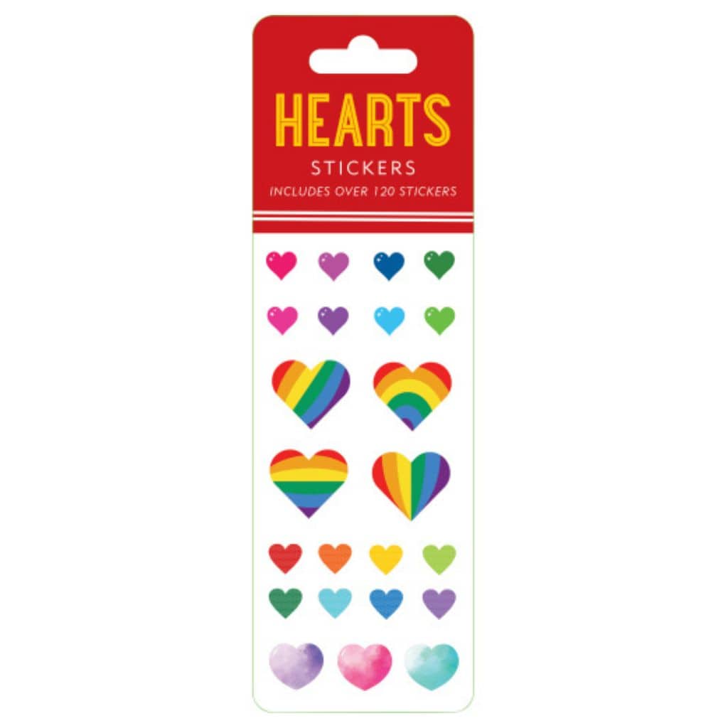 Peter Pauper Press Hearts Sticker Set - Paper Kooka Australia