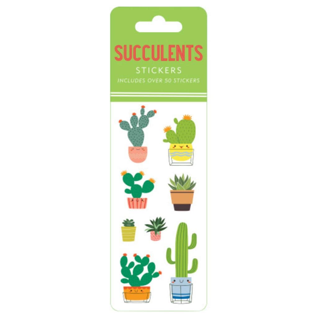 Peter Pauper Press Succulents Sticker Set - Paper Kooka Australia