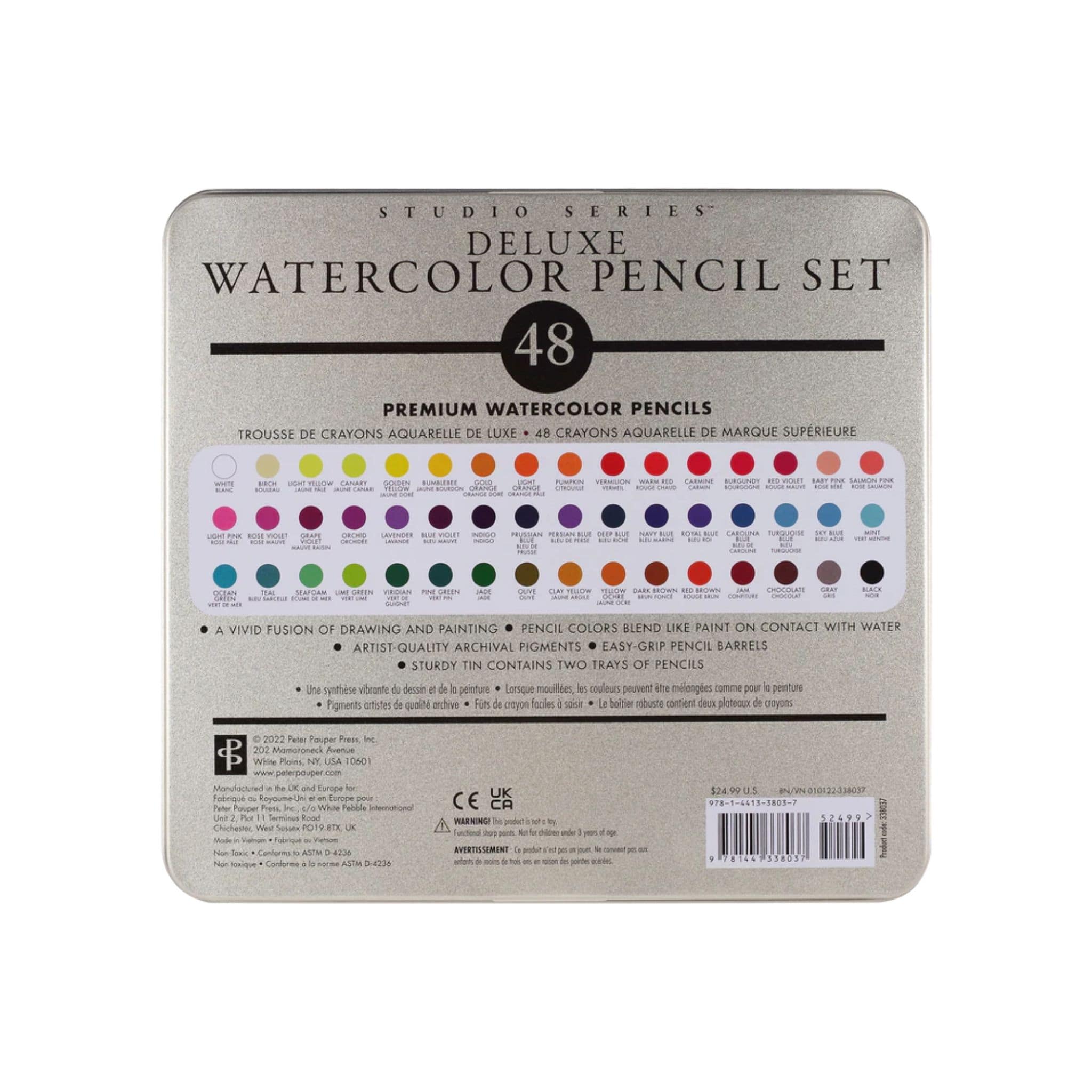Watercolor Pencil Set - 48 Colours