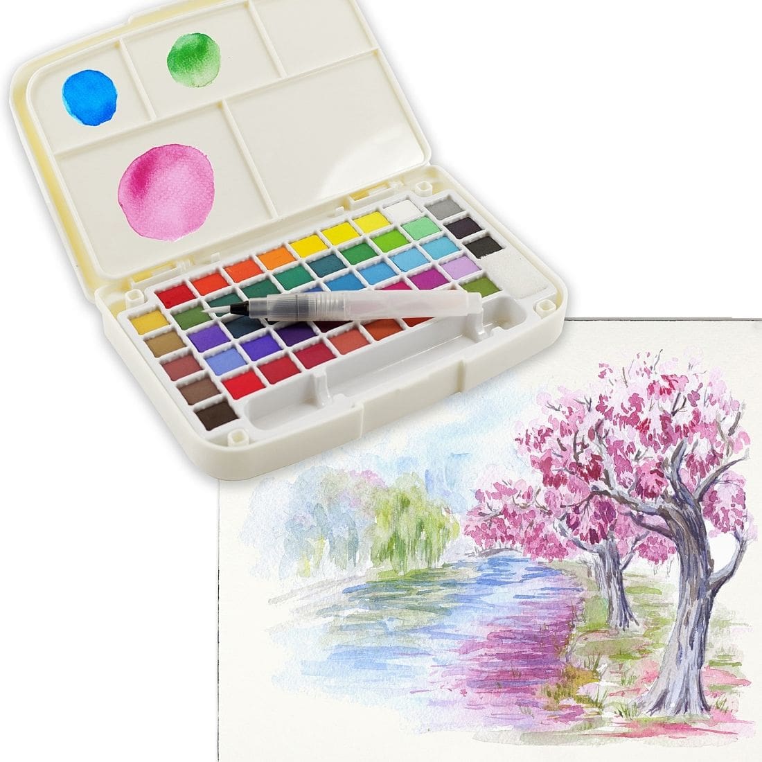 Peter Pauper Press watercolour field kit for painting on the go - Paper Kooka