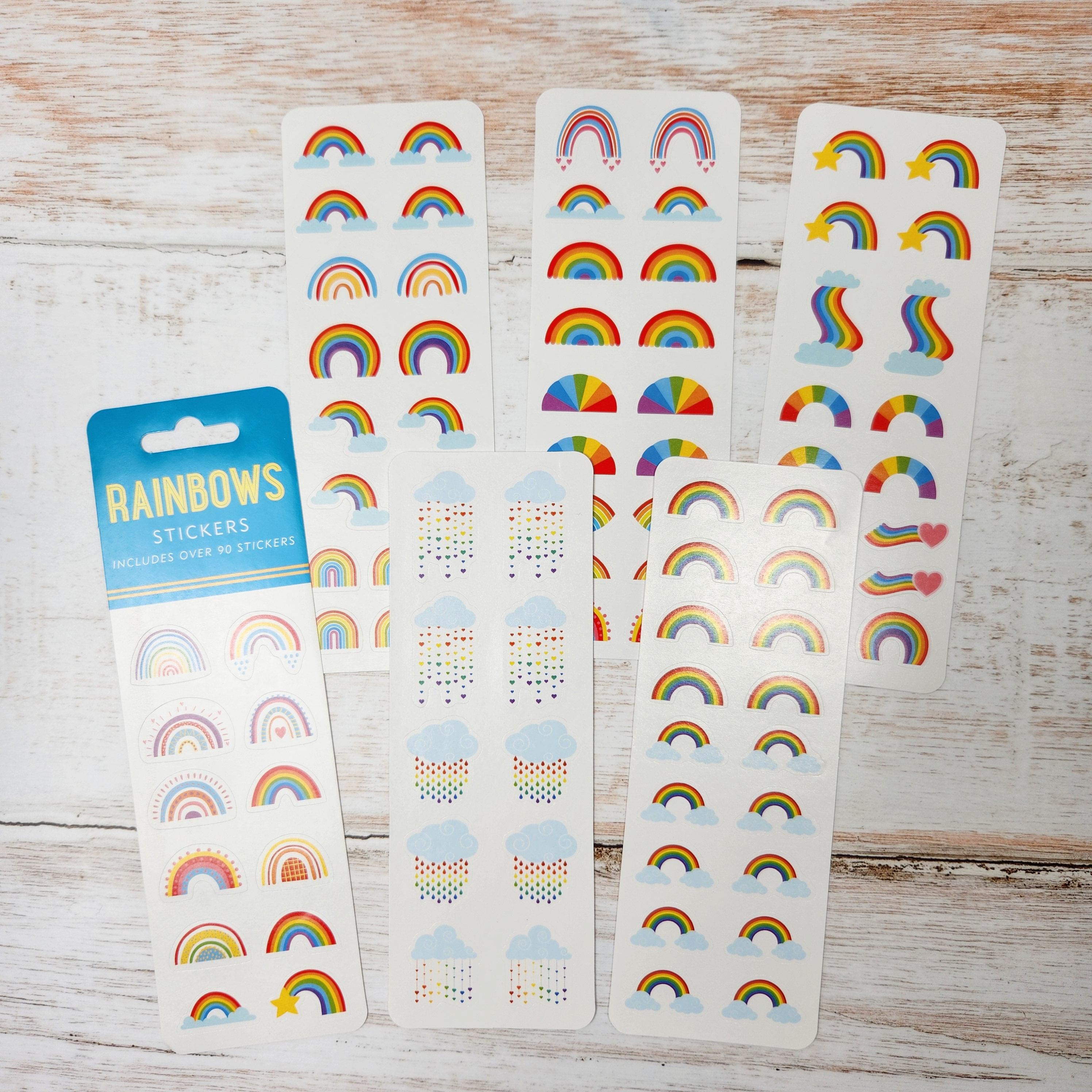Peter Pauper Press Rainbow Sticker Set 6 sheets - Paper Kooka Australia