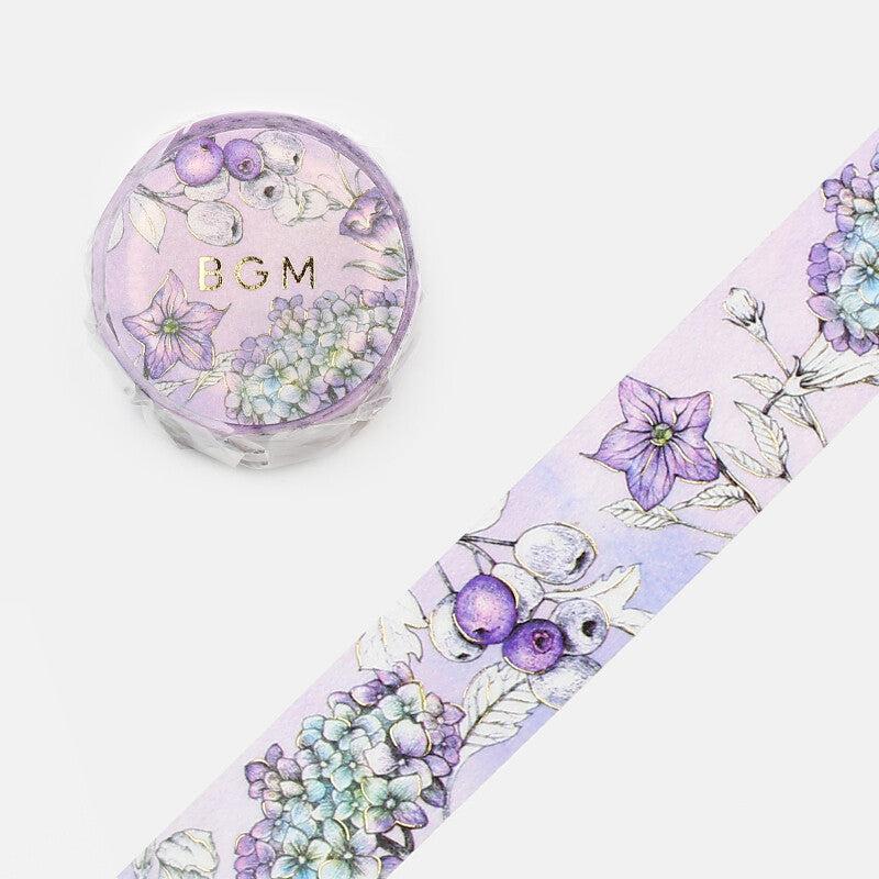 BGM Purple Margin washi tape - Paper Kooka Australia