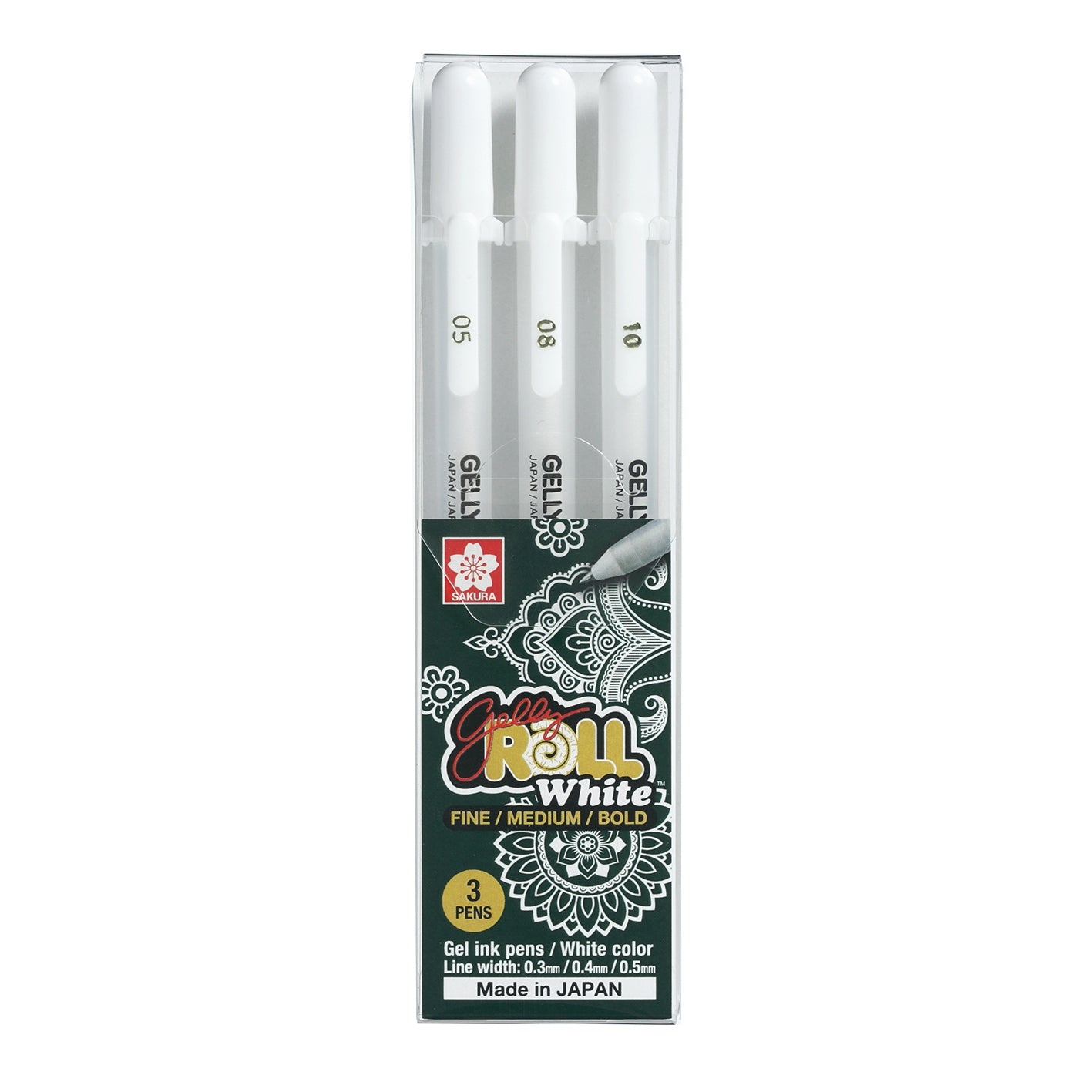Gelly Roll White Set of 3