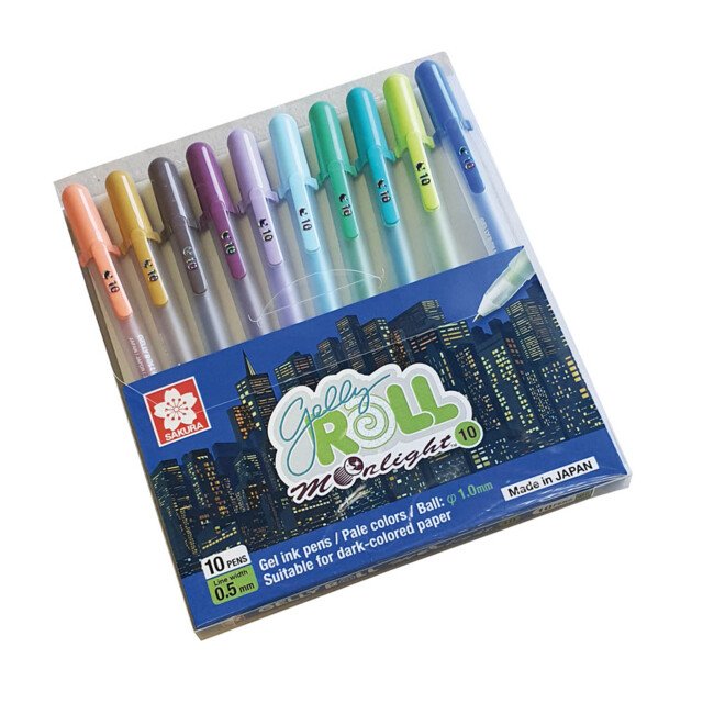 Sakura Gelly Rolls Moonlight Earth Colours Set - Paper Kooka